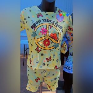 Tween 2pc summer biker set